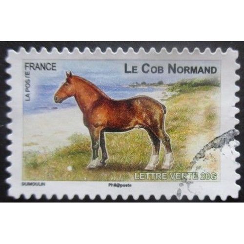 France Autoadhésif N°814 Cheval Oblitéré