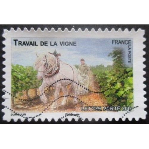 France Autoadhésif N°822 Cheval Oblitéré