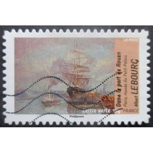 France Autoadhésif N°834 Tableau De Lebourg Oblitéré