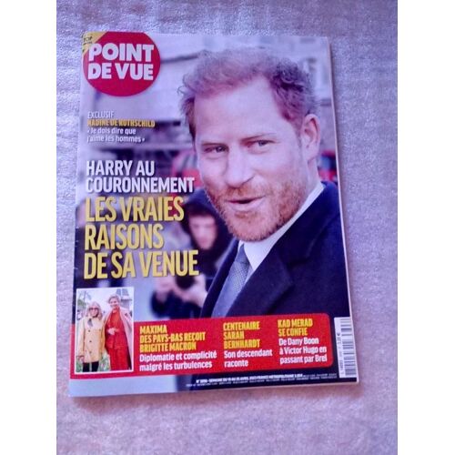 Magazine Point De Vue N°3896 « Harry Au Couronnement »