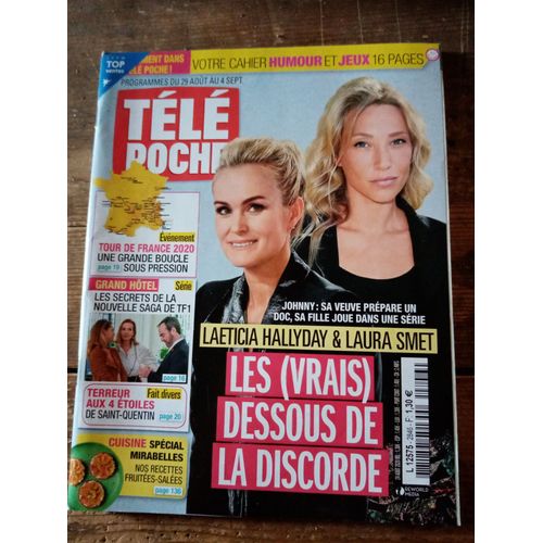 Tele Poche 2846 Du 24/08/20 Hallyday Smet Tour De France 2020 Grand Hotel