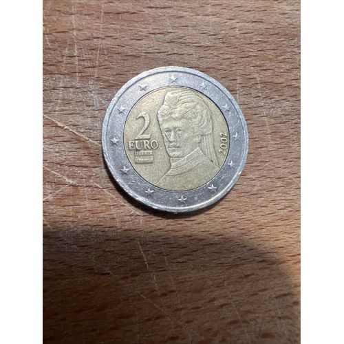 Pièce De 2 Euros  Autriche 2002 Bertha Von Suttner  ( Rare)