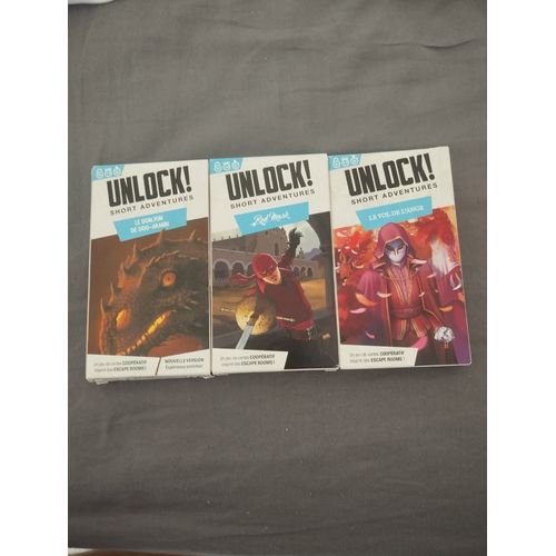 Unlock! Short Adventures : 3 Packs (Red Mask, Le Vol De L'Ange, Le Donjon De Doo-Arann)