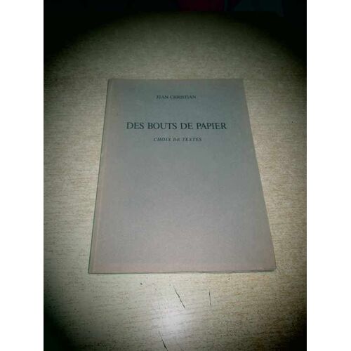 Des Bouts De Papier