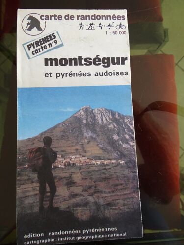 Carte Ign Montségur Et Pyrénées-Audoises N 9 - 1 : 50.000.