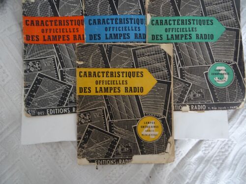 Caractéristiques Officielles Des Lampes Radio (Revues)