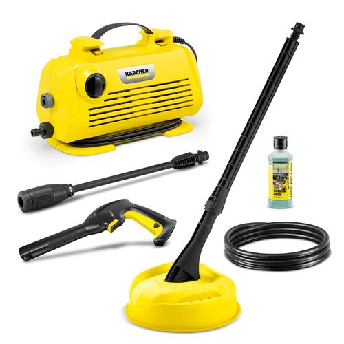 Nettoyeur haute pression Karcher K 2 Horizontal VPS Home - Pression 110 bar- Débit 360 l/h- Kit Home inclus- Position horizontale