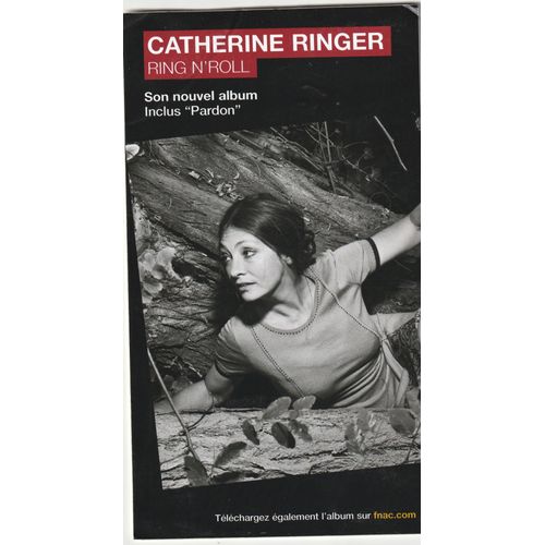 Rare Plv Cartonnée Rigide 18x35cm Catherine Ringer ( Rita Mitsouko ) Ring N'Roll / Magasins Fnac