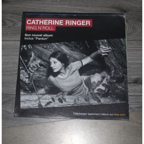 Rare Plv Souple 30x30cm Catherine Ringer ( Rita Mitsouko ) Ring N'Roll / Magasins Fnac