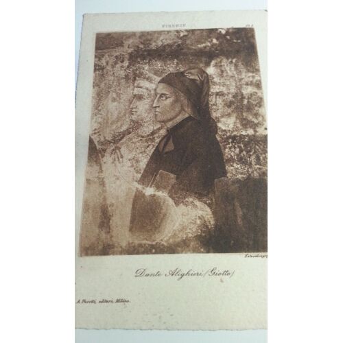 Ancienne Carte Postale: Dante Alighieri 1921