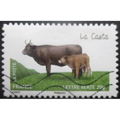 France Autoadhésif N°963 Vache Oblitéré