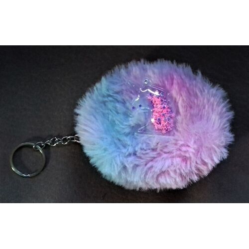 Porte-clés / Porte-monnaie en peluche pour petite fille - Licorne