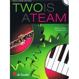 Partitions Duo Clarinette Si B Et Piano " Two Is A Team ".