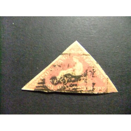 40 Cap De Bonne Espérance 1855 - 1863 / Allégorie De L'Espoir / Yvert 3 Fu Stanley 5a Fu