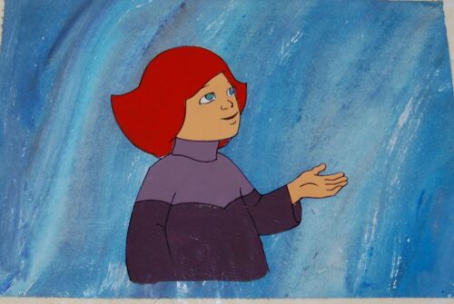 Cellulo Original Les Mondes Engloutis Anime Cel Rebecca 1984