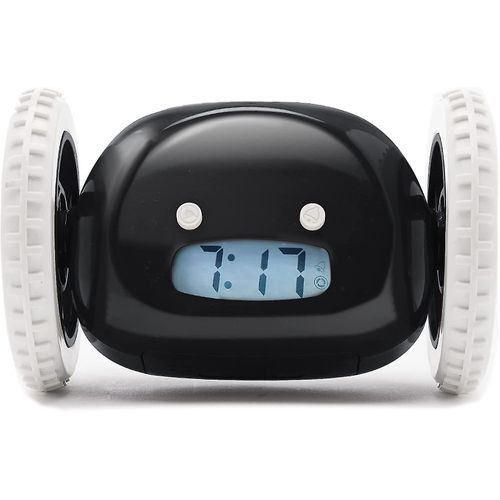 Réveillez-vous à l'heure avec le réveil roulant | Extra fort et amusant pour les gros dormeurs - Parfait pour les enfants et les adultes !