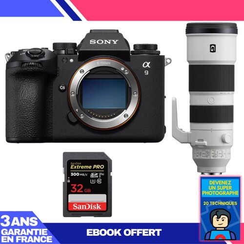 Boitier Sony A9 III + FE 200-600mm f/5.6-6.3 G OSS + 1 SanDisk 32GB Extreme PRO UHS-II SDXC 300 MB/s + Ebook 'Devenez Un Super Photographe'