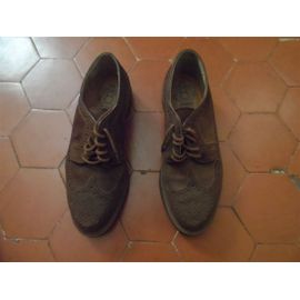 Chaussures De Ville Homme Suédine Marron - 39