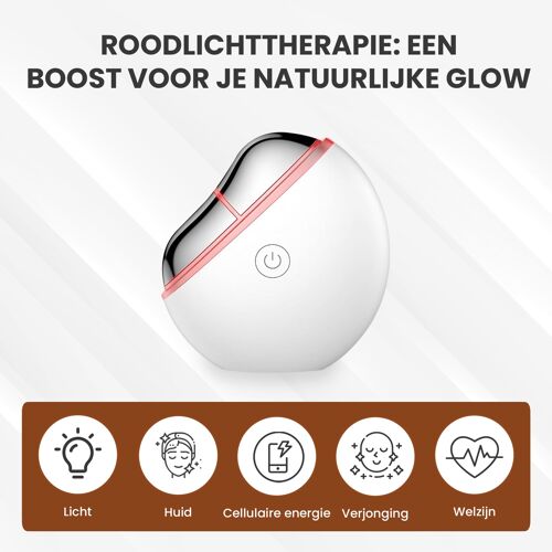 Mvolo® Ems Skinsculpt - Outil De Beauté Gua Sha Pour Les Soins De La Peau - Rajeunissement Et Anti-Âge - Production De Collagène - Thérapie Par Lumière Rouge - Photothérapie Led