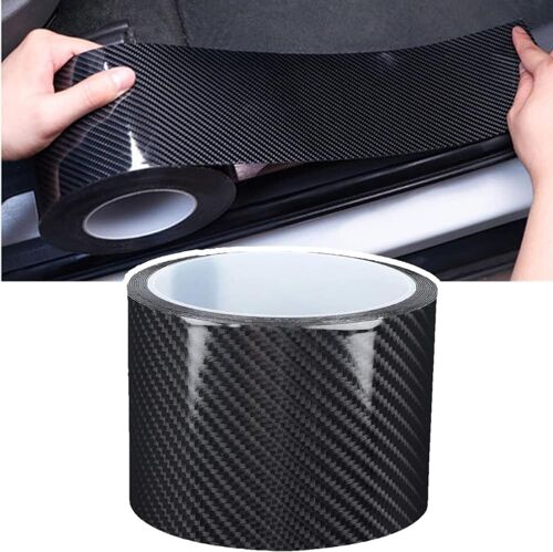 Film De Protection Général De Seuil De Porte De Voiture, Film De Protection De Pare-Chocs En Fibre De Carbone Autocollant 5m, Film De Protection De Bord De Protection De Seuil De Porte De Voiture (7 C
