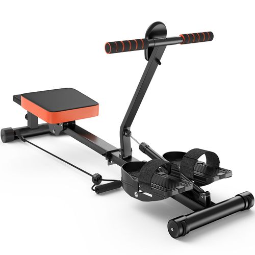 Rameur Magnétique À 12 Niveaux Avec Affichage Led, Rail Coulissant Silencieux, Machine De Sport Maison