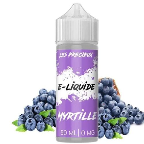 E-LIQUIDE 50ML SAVEUR MYRTILLE -LES PRECIEUX- E-CIGARETTE