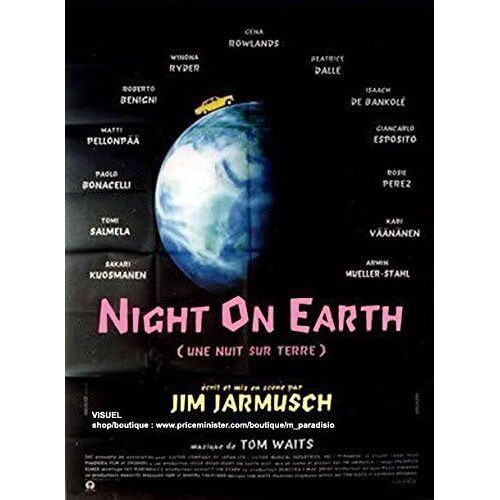 Night On Earth / Affiche Cinéma Originale 120x160 Cm Pliée. Jim Jarmusch - Année 1991