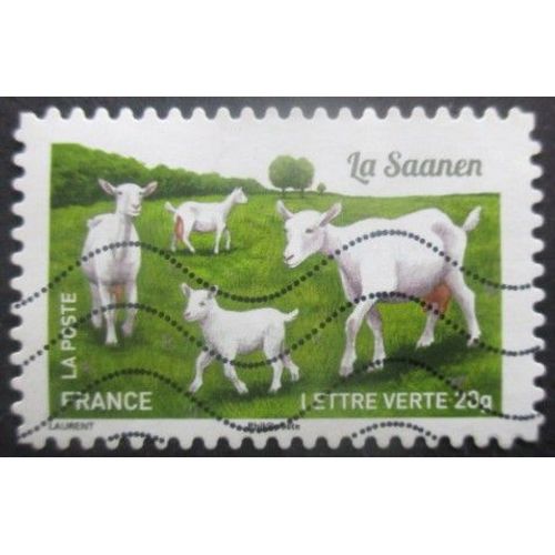 France Autoadhésif N°1103 Chèvres Oblitéré