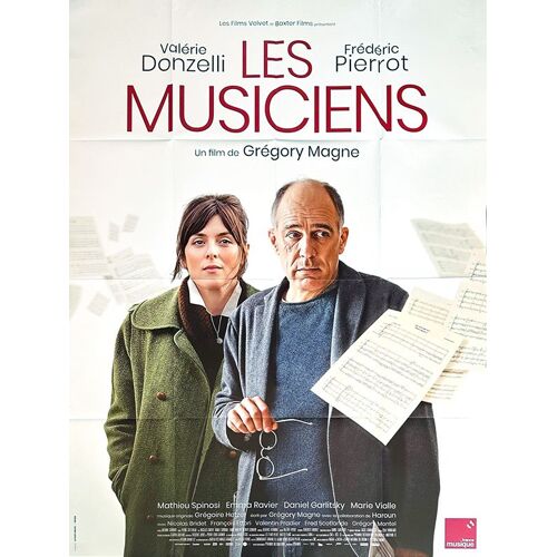 Les Musiciens - Véritable Affiche De Cinéma Pliée - Format 120x160 Cm - De Grégory Magne Avec Valérie Donzelli, Frédéric Pierrot, Marie Vialle, Mathieu Spinosi, Emma Ravier - 2025