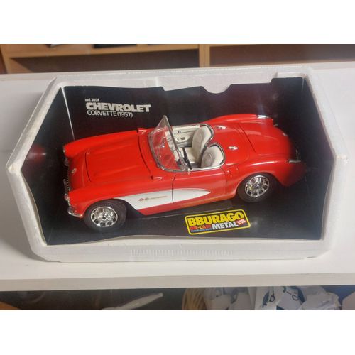 Chevrolet Corvette 1957 Burago Réf 3024 - 1/18-Burago