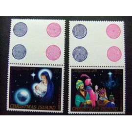 40 Christmas Island 1979 / Noël (Les Roirs Mages Et La Vierge Avec Enfant) Yvert 132 / 133 Mnh