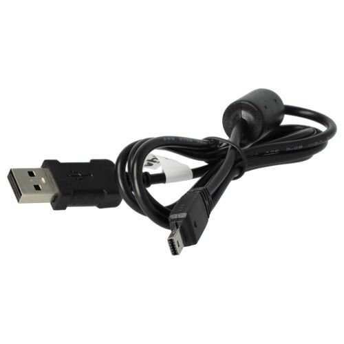 vhbw Câble de données USB compatible avec Casio Exilim EX-Z1050, EX-FH25, EX-FS10, EX-Z100, EX-F1, EX-TR100, EX-TR150 appareil photo, 100 cm