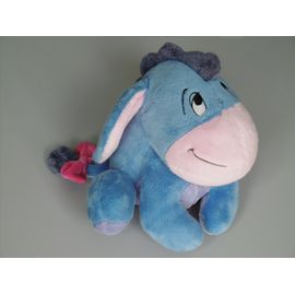 Doudou Bourriquet Bleu Violet Rose Disney