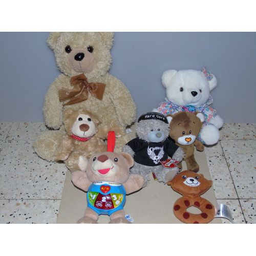 Lot Ours Peluche + Chant'ourson Vtech