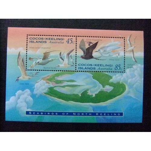 40 Cocos Keeling Islands Australie 1995 / Faune Oiseaux De Mer / Yvert Bloc 14 Mnh