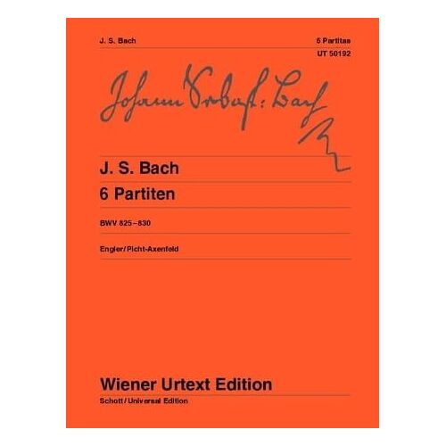 Bach : 6 Partiten = Partitas Pour Clavier, Bwv 825-830
