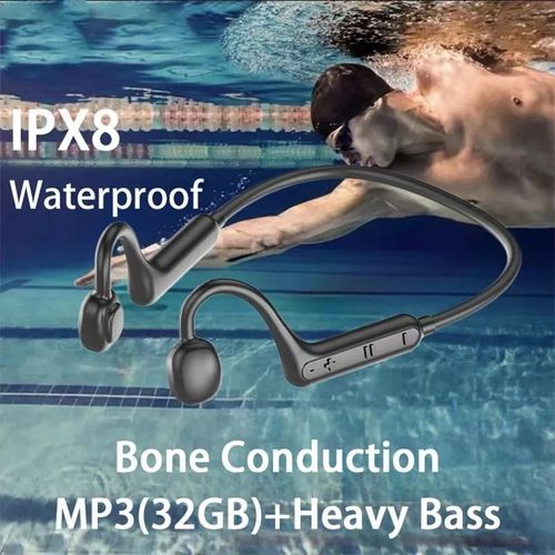 Xiaomi ¿ casque d'écoute sans fil à Conduction osseuse, étanche, Bluetooth, haute puissance, son stéréo, démarrage, 168 heures Black