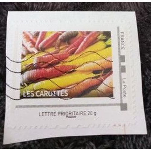 Timbre  Collector Exclusif Légumes D'automne 2022 Carottes Oblitéré