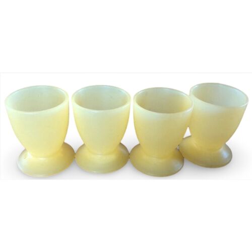 🔆 Lot De 4 Coquetiers Jaunes : Magnifiques Et Pratiques !
