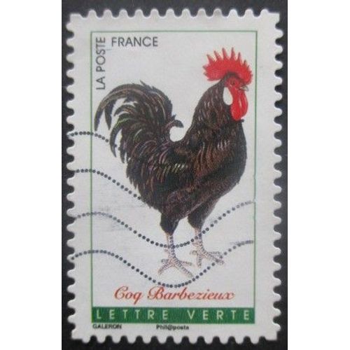 France Autoadhésif N°1244 Coq Oblitéré