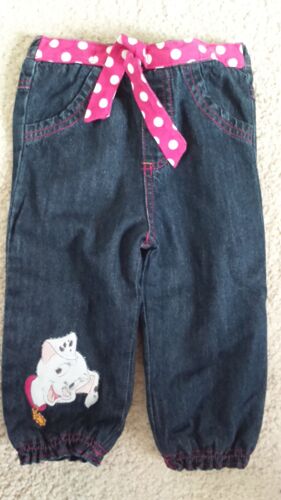 Joli Jean Bébé Fille Disney 101 Dalmatiens Taille 12/18 Mois Idée Cadeau