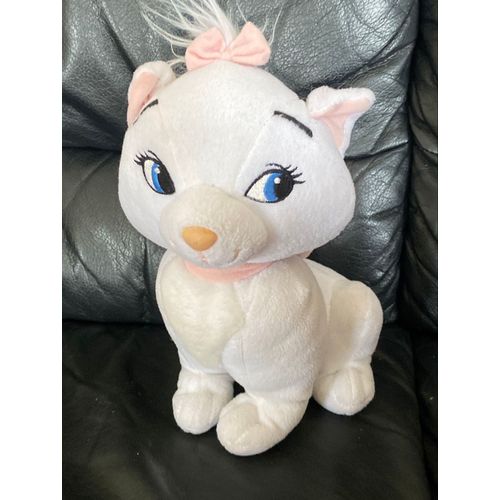 Peluche doudou les aristochats blanc disney 28cm