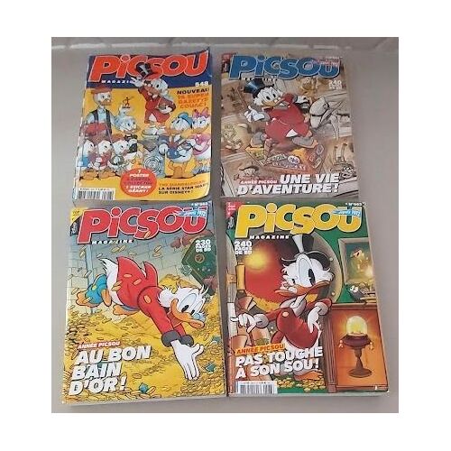Picsou Magazine . Lot De 4 Bd N° 548 . 561 . 562 . 563
