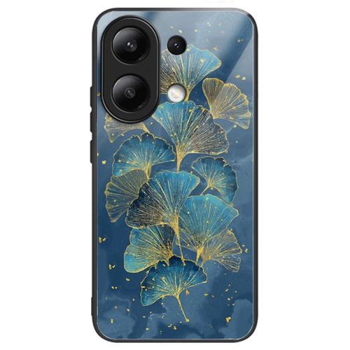 Coque Pour Xiaomi Redmi Note 13 4g Verre Trempé Feuilles De Ginkgo