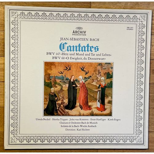 Jean Sebastien Bach-Cantates-(Voir Détails Plus Bas)