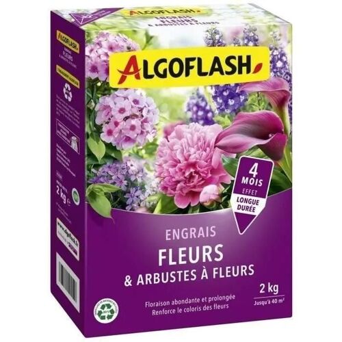 Engrais Fleurs Et Arbustes A Fleurs - Algoflash Naturasol - 2 Kg