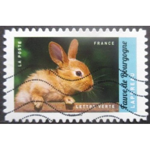France Autoadhésif N°1387 Lapereau Oblitéré