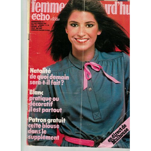 Femmes D'Aujourd'Hui Echo De La Mode N°1 Du 3-01-1979
