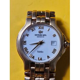 Montre Femme Vintage Electroplace 18k Avec Bouton En Pierre Précieuse Geneve - Noir