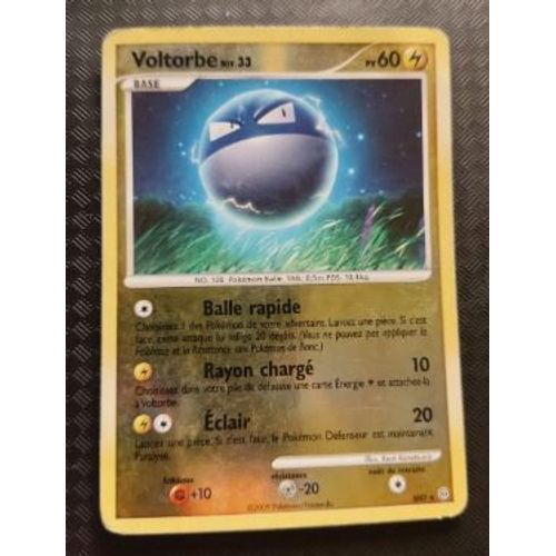 Pokemon Voltorbe Shiny Holo Sh3 Tempête